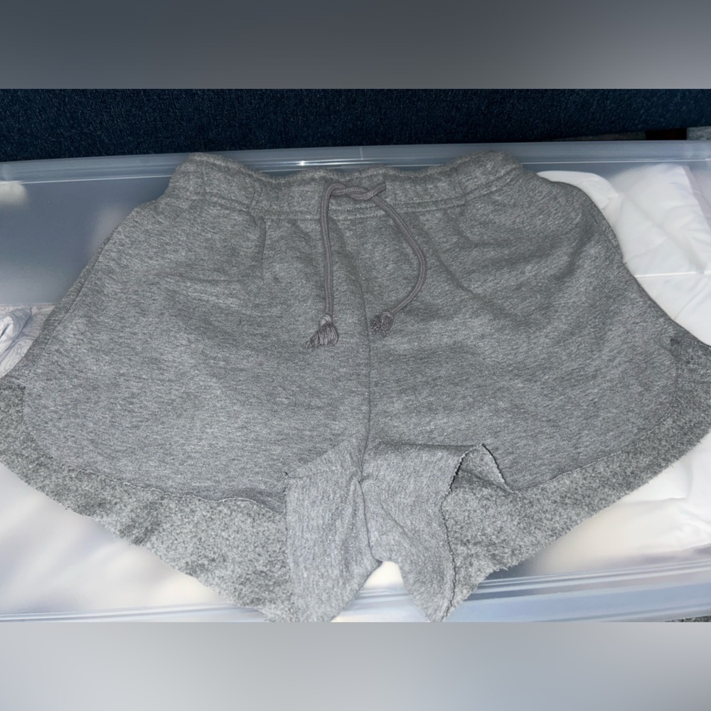 grey sweat shorts